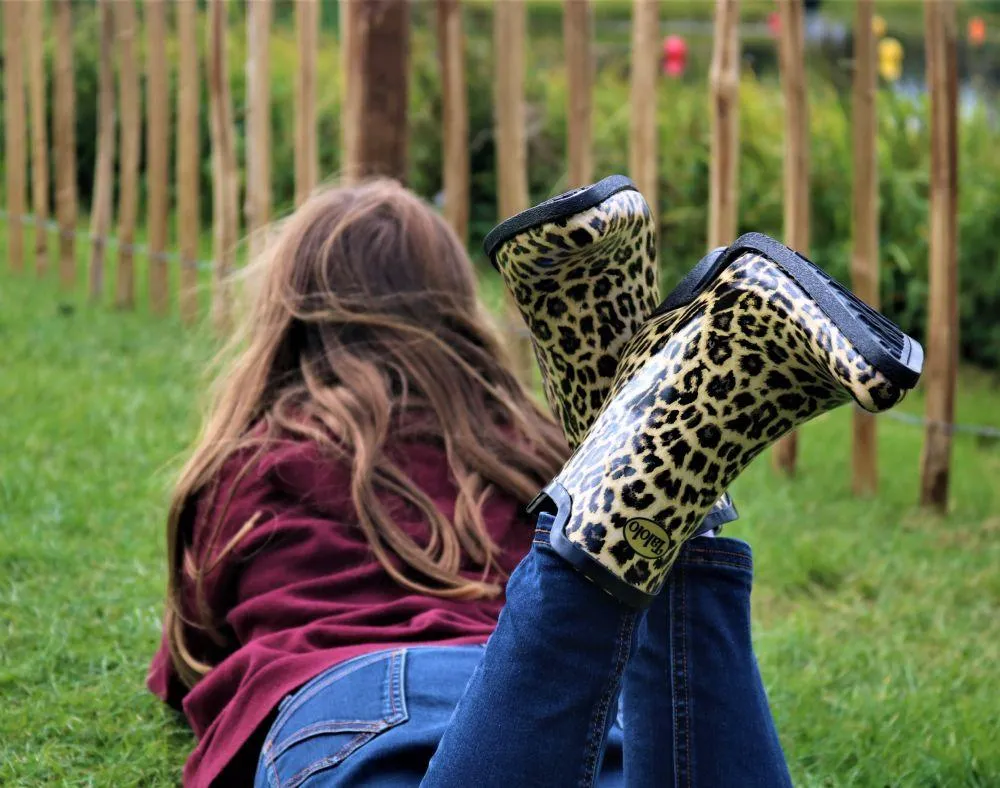 Leopard Print Cowboy Boot Wellies